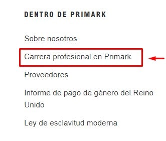 Consigue empleo en Primark